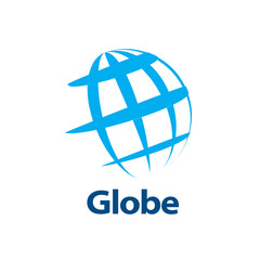vector logo globe