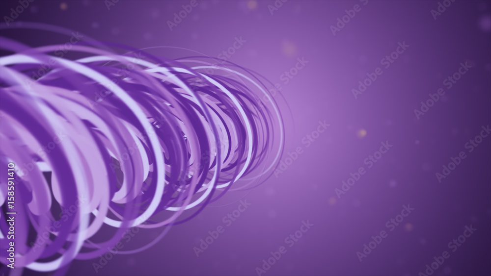 Poster abstract pattern of twisted lines. glamour background 3d illustration