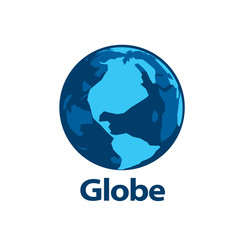 vector logo globe