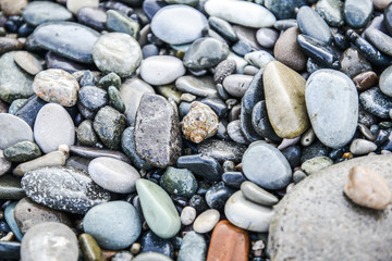 Texture of rock, stone on a a beach.