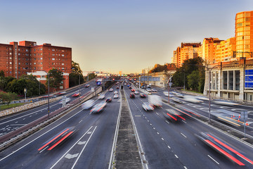 FWY Warringah 2 city 40 mm blur