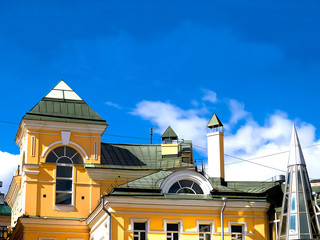 Fototapeta na wymiar House in the center of Moscow