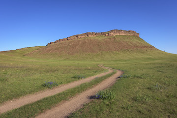 Summer landscape in Khakasia.