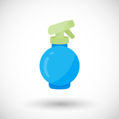 Spray bottle vector flat icon