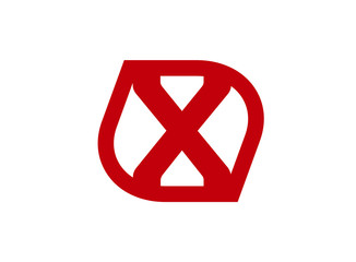 Letter x logo icon design template elements

