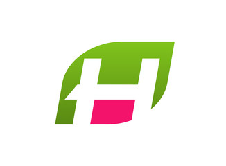 Letter H logo icon design template elements
