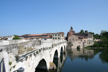 Fototapeta premium Rimini Ponte di Tiberio