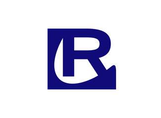 Letter R logo icon design template elements. Vector color sign
