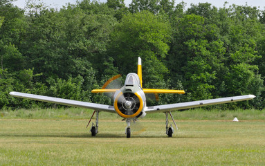 avion atterrissage de face
