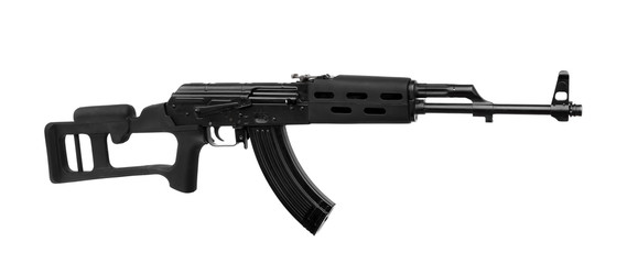 Gun isolated on white background