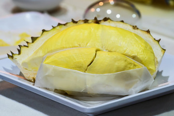 Close up Durian.