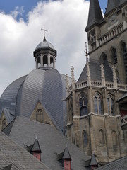 Aachen Münster Blick Innenhof Domschatzkammer 3