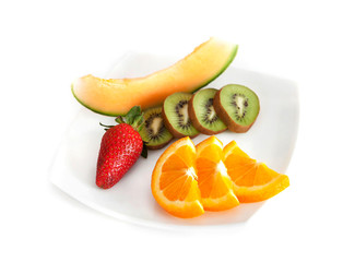 Fruits on a plate