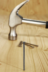 Hammer and nails