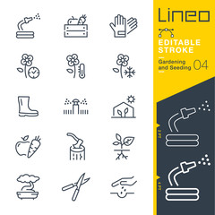 Lineo Editable Stroke - Gardening and Seeding line icons
Vector Icons - Adjust stroke weight - Expand to any size - Change to any colour