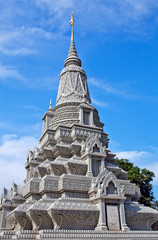 Fototapeta premium Stupa of King Norodom Suramarit in Phnom Penh, Cambodia.
