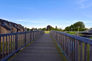 Elgin - Fußgängerbrücke über River Lossie © Uwalthie Pic Project