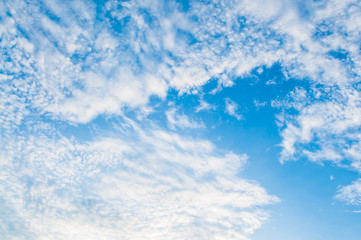 Blue sky and cloud.background