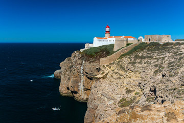 Fototapeta na wymiar Cape St. Vincent in southern Portugal