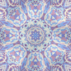 Seamless background pattern. Decorative geometric mosaic art pattern.