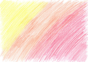 Huge Crayon Bacground - Sunset - obrazy, fototapety, plakaty