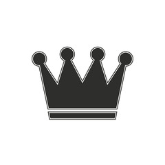 Crown vector icon.