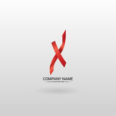 X letter logo. 