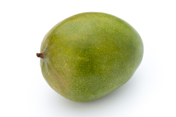 Mango fruit isolated on white background .
