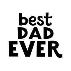 Best dad lettering
