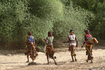 Volksstamm der Hamar im Omo Valley von Äthiopien 