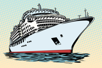 Fototapeta premium cruise ship vacation sea travel