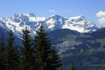 Rätikongipfel vom Ludescher Berg