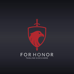 Obraz premium Eagle shield logo