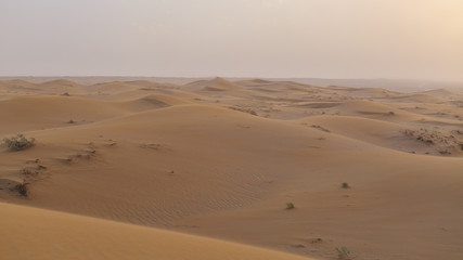 Fototapeta na wymiar Maranjab Desert, Kashan, Iran