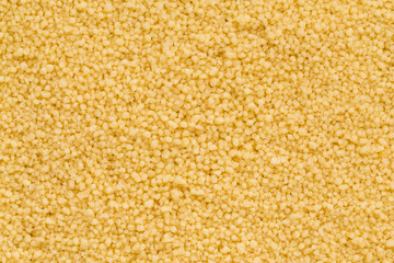 Texture of uncooked couscous