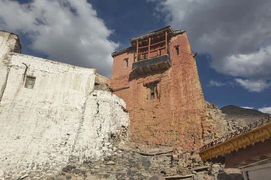 The Temple In Diskit Gompa, Nubra Valley, India