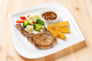Pork chop steak