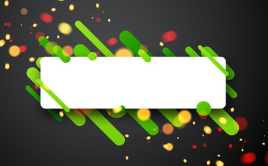 Colorful rectangular background on gray.