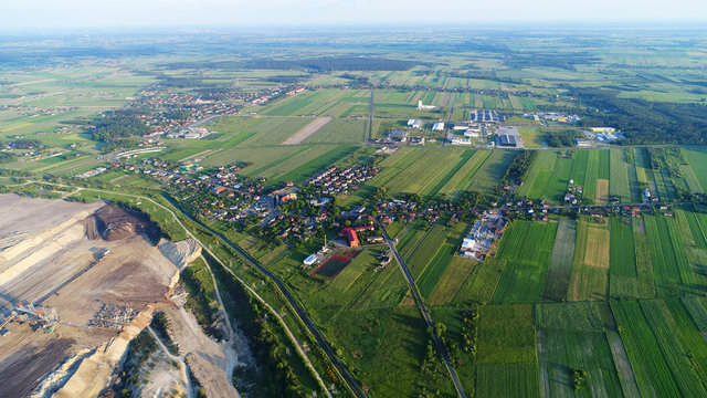 Aerial landscape