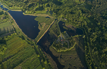 Aerial landscape