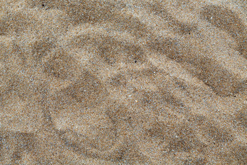 Beach sand closeup cloudy day