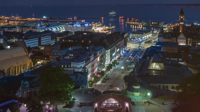 Time lapse of downtown Helsingborg