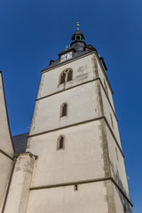 Fototapeta na wymiar Church at the central market square of Detmold