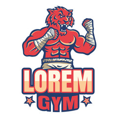 Sport logo for fighting club