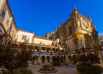 Obraz premium Zamek Rycerzy Templariuszy (klasztory Chrystusa) - Tomar Portugalia