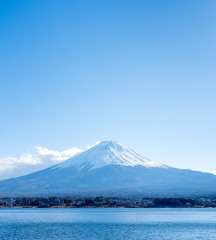 Mt Fuji view from the lake