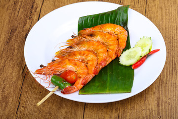 Prawn skewer