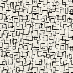 Seamless textile doodle pattern grunge texture