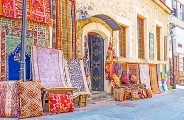 The carpets in Antalya, Turkey