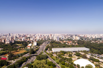 Aerial View of Sao Paulo, Brazil